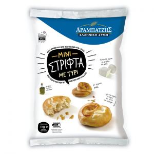 Mini Twirled Pies with Mizithra-Feta Cheese